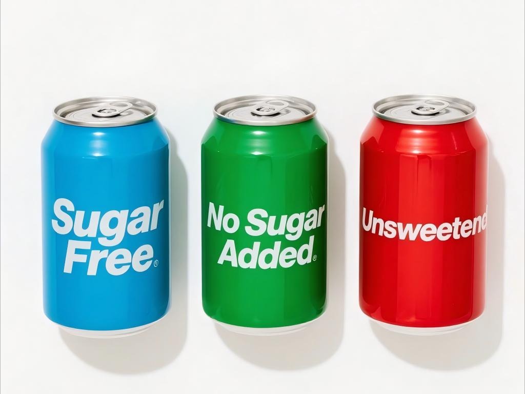 Sugar Free vs. No Sugar Added vs. Unsweetened – What’s the Real Difference?