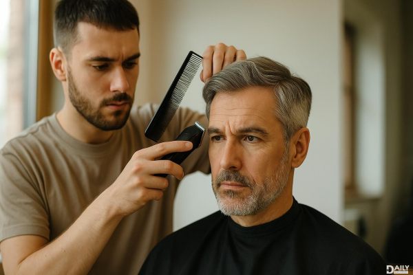 Struggling with Grey Hair? Discover the Best Blending Techniques for Men’s Hair Today!