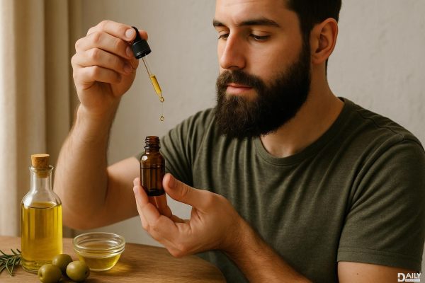 Want a luscious beard? Try this DIY beard oil recipe packed with natural nutrients for healthy growth!