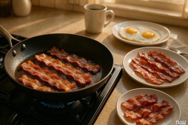 Stove-Cooked Bacon: Crispy Perfection in Minutes for Breakfast Bliss!