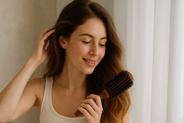 Upgrade Your Hair Care: Why a Natural Bristle Round Brush is a Game-Changer for Shine & Volume!