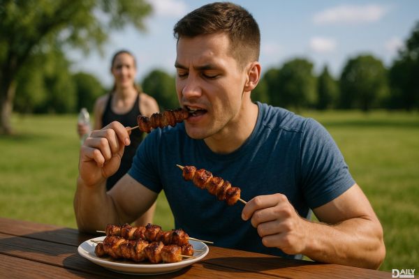 Fire Skewers: The Ultimate Protein-Packed Snack for Fitness Enthusiasts This Summer!