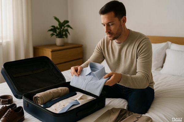 Struggling to pack dress clothes without wrinkles? Try these 5 space-saving hacks for wrinkle-free travel!