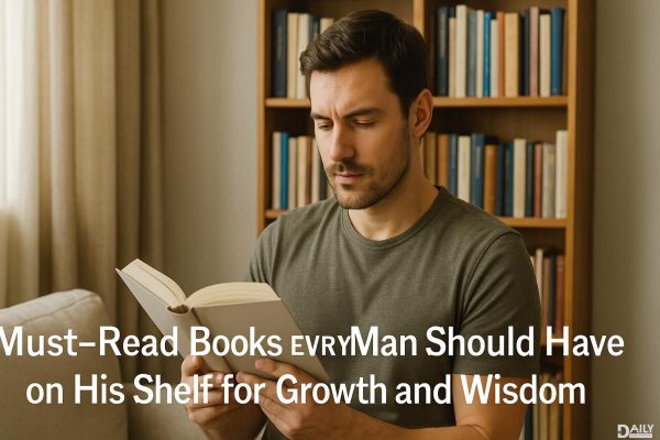 Must-Read Books Every Man Should Have on His Shelf for Growth and Wisdom