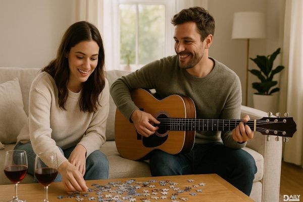 10 Fun & Romantic Activities to Enjoy at Home with Your Fiancé