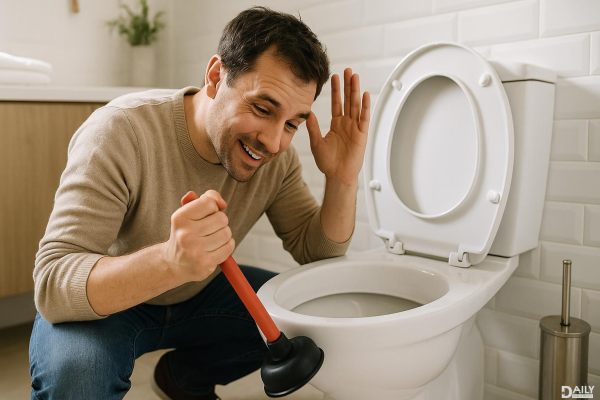 Struggling with a clogged toilet? Here’s how to tell when it’s finally clear!