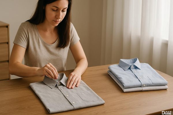 Struggling with Folding Collared Shirts? This Quick Hack Will Save Your Wardrobe!