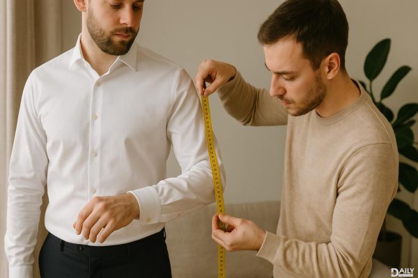 Want the Perfect Fit? Here’s How to Measure the Right Sleeve Length for Your Dress Shirt!