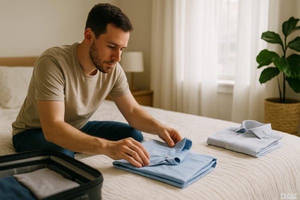Travel Hack: The Best Way to Fold Dress Shirts to Save Space and Avoid Wrinkles!
