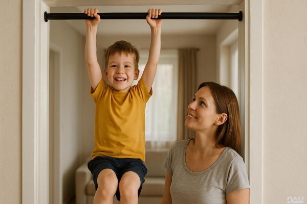 Boost Your Child's Growth with a Pull-Up Bar: Fun & Easy Way to Build Strength!