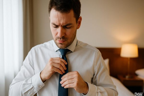 Struggling with Your Tie? Here’s the Quickest Way to Tighten It Perfectly!