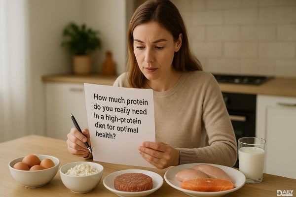 How Much Protein Do You Really Need in a High-Protein Diet for Optimal Health?