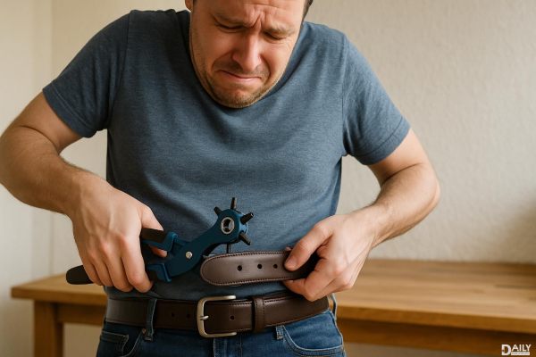 Struggling with a Tight Belt? Here’s How to Make a Perfect Hole in Minutes!