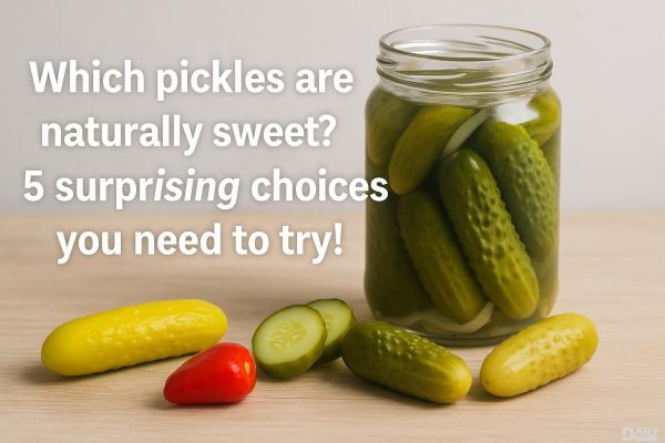 Which Pickles Are Naturally Sweet? 5 Surprising Choices You Need to Try!