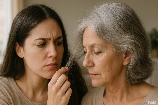 Why Does Gray Hair Feel So Wiry and Coarse Compared to Colored Hair?