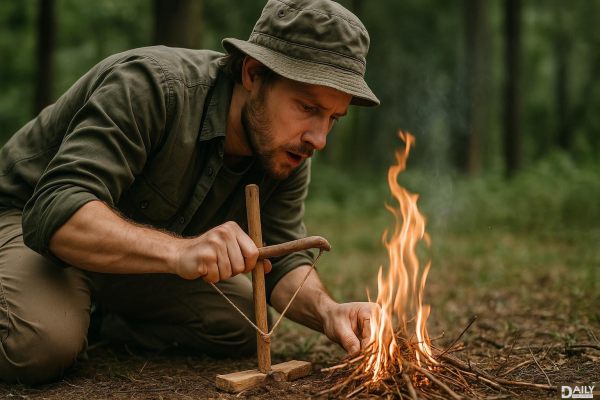 Survival Hack: 7 Easy Ways to Start a Fire Without Matches or Lighters!