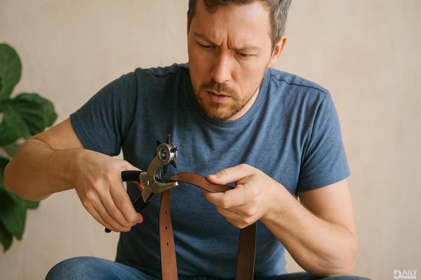 Struggling with a Tight Belt? Here’s How to Make a Hole Without Ruining It!