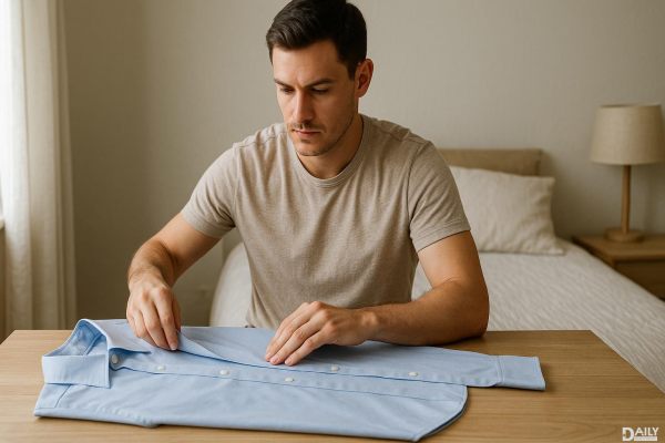 Want to Keep Your Dress Shirts Wrinkle-Free? Master This Easy Folding Trick!