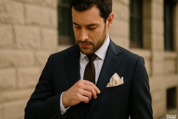 Want to Elevate Your Suit Game? Here’s the Perfect Way to Wear a Handkerchief!