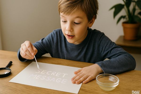 How Can You Send Secret Messages Using Invisible Ink? Discover the Fun Trick!