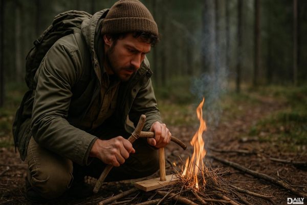 Stranded in the Wild? Here’s How to Start a Fire Without Matches Like a Pro!