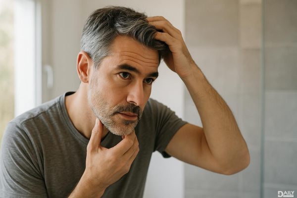 Men with dark grey hair: How to keep it healthy and stylish at any age?