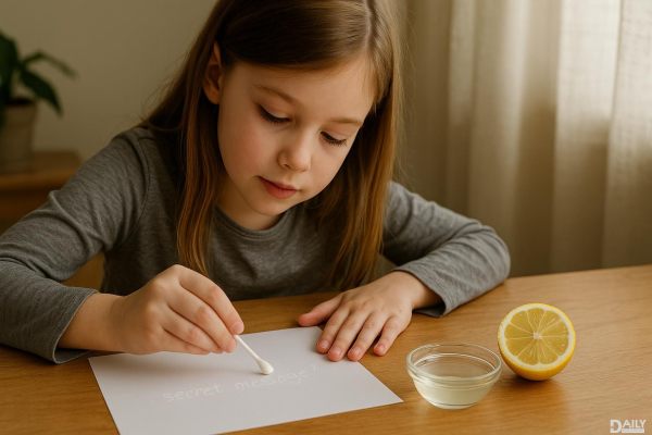 Want to Write Secret Messages? Try This Easy Invisible Ink Trick at Home!