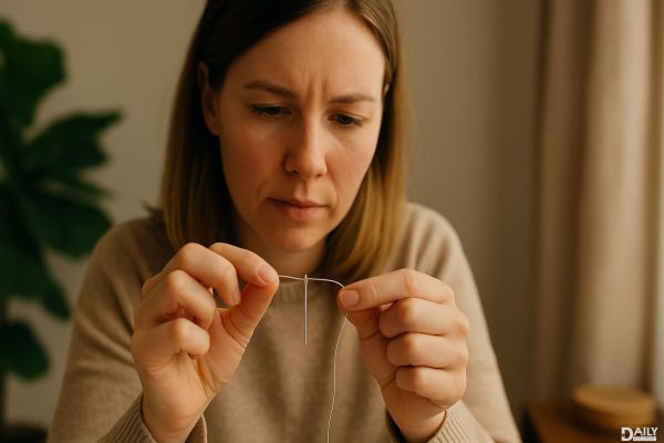 Struggling to Thread a Needle? Try This Simple Trick That Works Every Time!