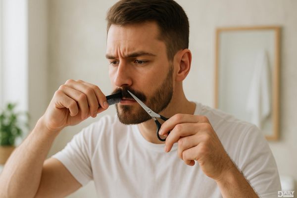 Want a Perfectly Trimmed Mustache? Follow These Easy Steps for a Sharp Look!