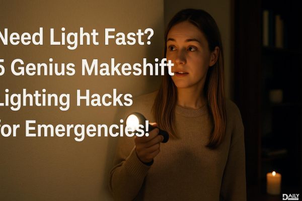 Need Light Fast? 5 Genius Makeshift Lighting Hacks for Emergencies!