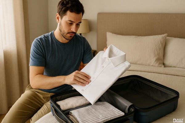 Travel Hack: How to Pack a Dress Shirt Wrinkle-Free in Just 3 Steps!