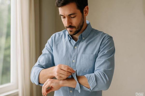 Want to Master the Perfect Shirt Cuff Roll? Here’s the Easy Step-by-Step Guide!