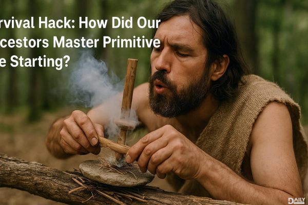 Survival Hack: How Did Our Ancestors Master Primitive Fire Starting?