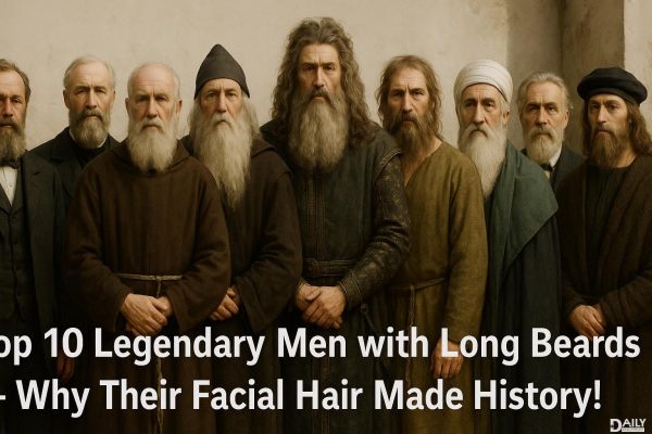 Top 10 Legendary Men with Long Beards – Why Their Facial Hair Made History!
