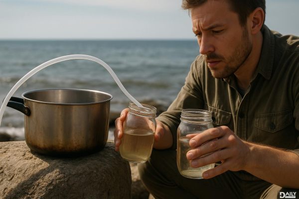 Survival Hack: How to Turn Salt Water into Safe Drinking Water in an Emergency!