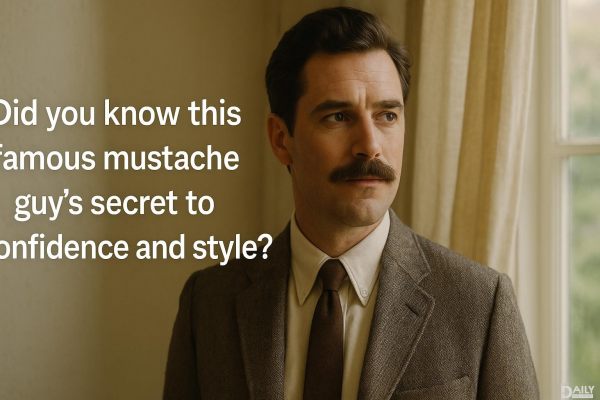 Did You Know This Famous Mustache Guy’s Secret to Confidence and Style?