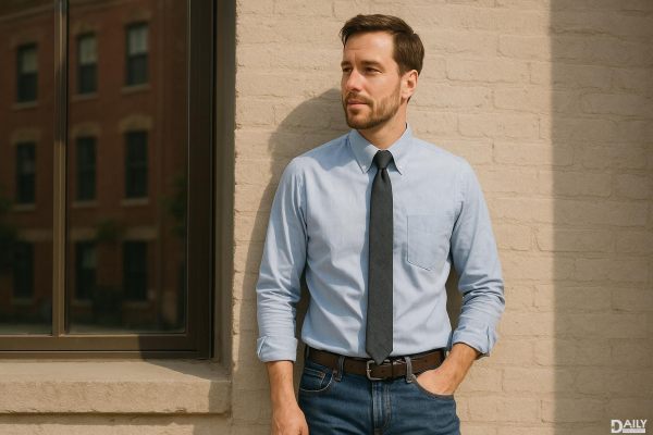 Style Hack: How to Rock a Shirt, Tie, and Jeans for a Sharp Yet Casual Look?