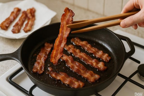 Want Perfect Skillet Bacon? Try This Easy Cooking Hack for Crispy Results!