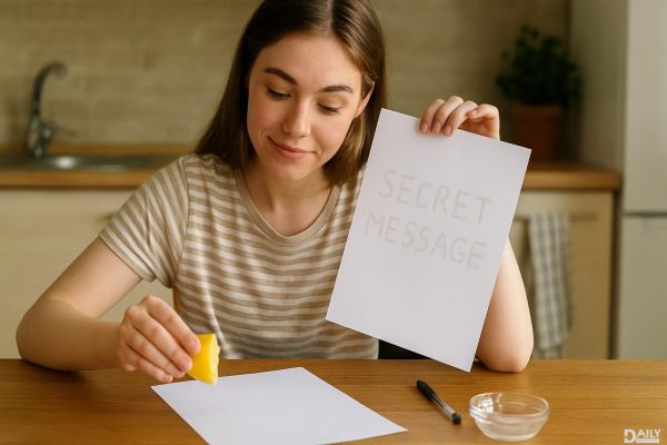 Did You Know? This Everyday Item Can Turn Into Invisible Ink!
