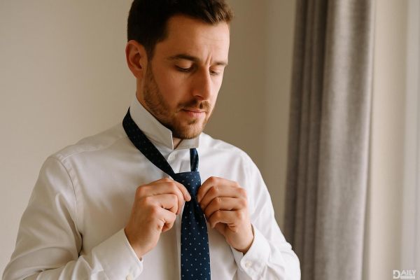 Want a Sharp Look? Master the Art of Tying a Tie with a Perfect Dimple!