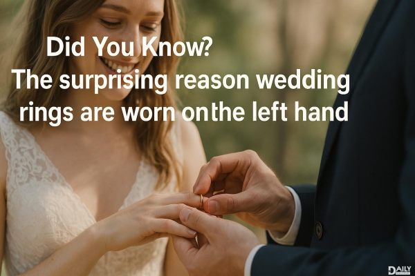 Did You Know? The Surprising Reason Wedding Rings Are Worn on the Left Hand!