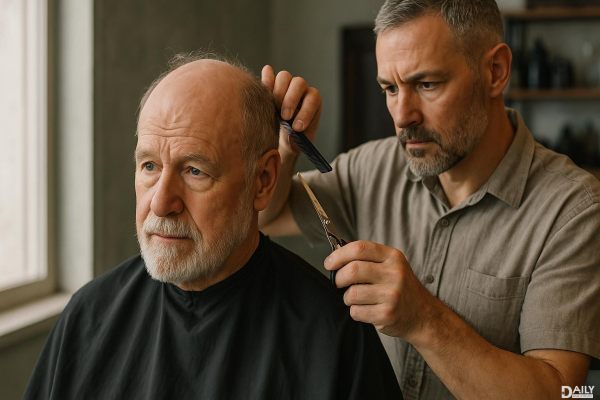 Struggling with Hair Loss? Discover the Best Haircuts for Balding Older Men!