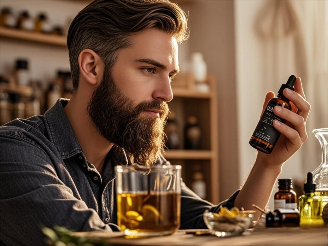 Want a Thicker, Healthier Beard? Try This Easy DIY Beard Oil Recipe at Home!