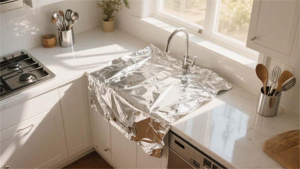 Aluminum Foil Trick to Keep Your Grimy Kitchen Spotless